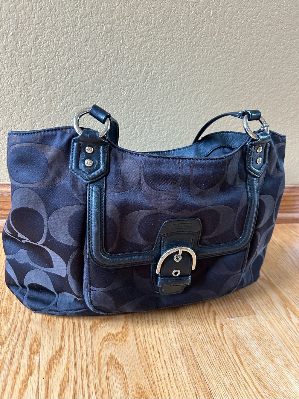 Coach Campbell Purse in Black